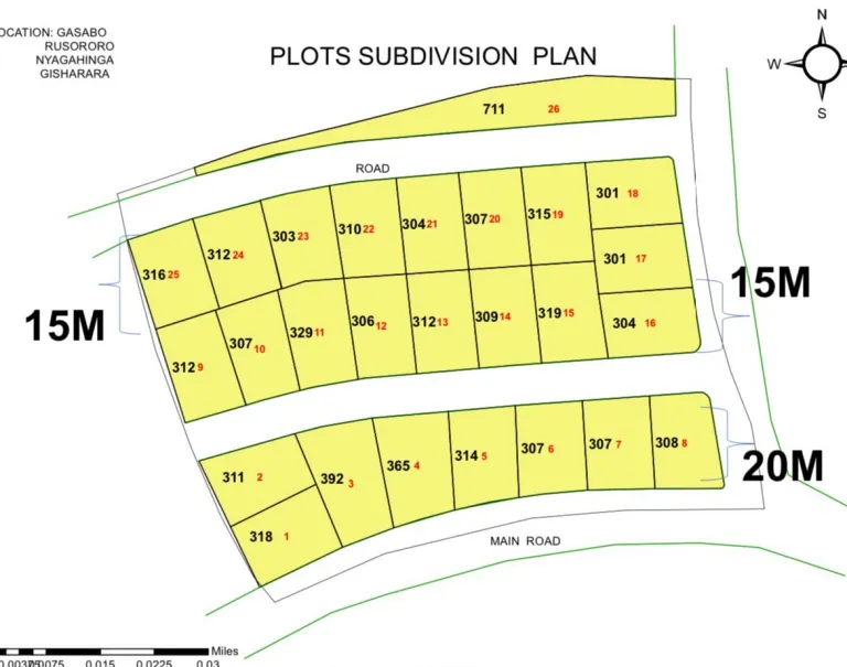 Residential Plots for Sale in Rusororo, Gasabo – 301–392 m² | From 15 Million RWF